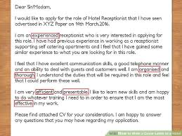 Image Result For Application Letter For A Hotel Work Writing A Cover Letter Application Cover Letter Writing An Application Letter