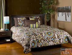 Flocked velvet damask brown and turquoise throw pillowbring contemporary elegance into your home with this gorgeous damask design pillow. 61 Best Turquoise And Brown Bedding Ideas Brown Bed Comforter Sets Bedding Sets