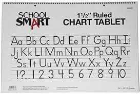 School Smart Chart Tablet 24 X 16 Inches 1 1 2 Inch Skip