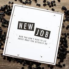 Funny New Job Card New Job Card Job Cards Cards