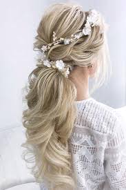 Long hairstyles are always considered as a symbol of charm and grace. 21 Stunning Wedding Hairstyles For Long Hair Elegant Wedding Hair Bridal Hair Long Hair Styles