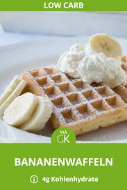 Bananenwaffeln Low Carb Rezept Bananen Waffeln Waffeln Low Carb Waffeln