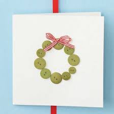 In colourful buttons as music notes. Diy Christmas Cards That Are Easy To Make Rustic Crafts Chic Decor