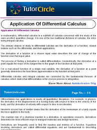Raz kupferman institute of mathematics the hebrew university. Application Of Differential Calculus Differential Calculus Calculus