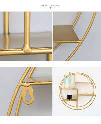 Stunning circular wall shelf with 4 tier shelves. Wall Shelf Gold Metal Mount Decoration Furniture Floating Wall Shelves Buy Wall Shelf Metal Decoration Wall Shelves Floating Wall Shelves Product On Alibaba Com