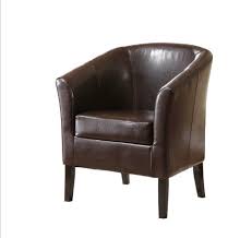 Amazon Com Linon Home Decor Simon Club Chair Brown Accent Chair Club Chairs Linon Home Decor Leather Club Chairs