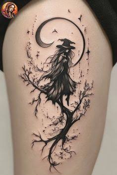 500+ Best Witch Tattoo Ideas, Designs and Meaning 2026