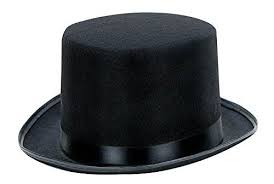Deluxe Black Felt Top Hat All Kangaroo Hats Come Sealed In A Polybag From Factory So Your Black Top Hat Never Arr Top Hat Costume Leather Top Hat Black Top Hat