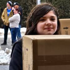 Sts. Peter and Paul School is ready to hand out hope and joy tomorrow,  thanks to West Pharmaceutical and Nikki Pelayo and her fantastic teens!  Thursday a semi full of toys was