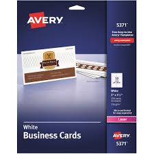 Looking for amazon com avery business cards for laser printers 5376 ivory? Avery Laser Microperforated Business Cards Sure Feed Technology 2 X 3 12 White Pack Of 250 Office Depot