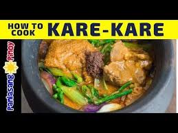 How To Cook Kare Kare With Ox Tail And Beef Tripe Panlasang Pinoy Kare Kare Kare Kare Recipe Cooking