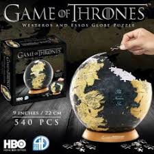 Based on the best selling 4d puzzle of westeros, this mini replica will guide players through the assembly of the map of westeros in a patented layer design. Game Of Thrones Globe 9 Puzzle Westeros And Essos