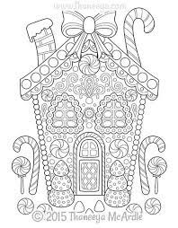 Gingerbread House Christmas Coloring Book Christmas Coloring Books Coloring Books Coloring Pages