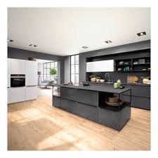 industrial style metall liegt absolut im trend wir stellen ihnen die ferro blaustahl soft lack arcti kitchen plans kitchen cabinetry grey kitchen island