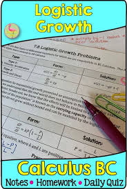 Logistic Growth And Newton S Cooling Law Bc Version Unit 7 Calculus Ap Calculus Calculus Teacher