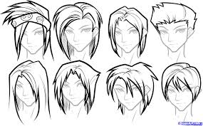 How To Draw Hair For Boys Step 14 1920x1190 Anime Boy Hair Manga Hair Anime Hair