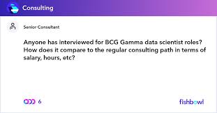The average financial analyst ii salary in boston, ma is $81,628 as of may 27, 2021, but the range typically falls between $73,531 and $91,480. Anyone Has Interviewed For Bcg Gamma Data Scientist Roles How Does It Compare To The Regular Consulting Path In Terms Of Salary Hours Etc Fishbowl