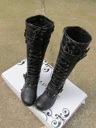 Free Ship Famous Brand Flat High Woman Motorcycle Boots Lace Up Over The Knee Leather Boots Motorcycle Boots Pl Women S Motorcycle Boots Boots Motorcycle Boots