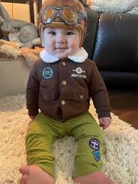 This little co-pilot takes his job very seriously. After just two months of  brachycephaly treatment with his Savannah, GA clinician Haley Counihan,  9-month-old Owen is already making great progress. The sky is