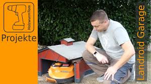 Die Vielleicht Beste Garage Fur Den Worx Landroid Mahroboter Selber Bauen Rasenmaher Roboter Youtube