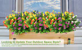 We did not find results for: Amazon Com 10 Bundles Artificial Flowers Outdoor Fake Flowers For Home Decoration Uv Resistant Faux Plastic Greenery Shrubs Plants For Hanging Garden Porch Window Box Decor In Bulk Wholesale 5 Colors Home