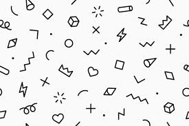 Set of 3 black & white fashion art prints, 2020 wall art a6 a5 a4 a3 a2 a1, home decor, book stack, couture, watercolour perfume bottle. Premium Vector Geometric Pattern Seamless Graphic Pattern 80s 90s Trendy Styles Black Background Black White Pattern With Different Shapes Objects For Wrapping Paper Background