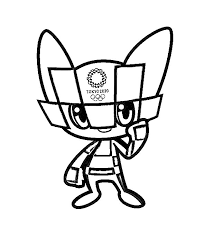 Bandsports transmite os jogos de tóquio a partir do dia 23 de julho. Mascotes Das Olimpiadas De Toquio 2020 Para Colorir Miraitowa Suporte Geografico