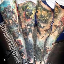 Steve Butcher Tattoos Page 1 Marvel Tattoos Movie Tattoos Marvel Tattoo Sleeve