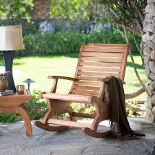 Belham Living Avondale Oversized Outdoor Rocking Chair Natural Outdoor Rocking Chairs Adirondack Rocking Chair Rocking Chair