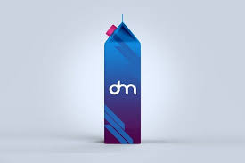 Download Free Tetra Pack Carton Packaging Mockup Packaging Mockup Packaging Design Freebie