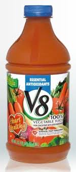 v8 vegetable juice twice the salt of