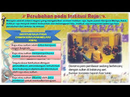 Pengaruh kedudukan desa terhadap kewenangan. Sejarah Tahun 5 Perubahan Pada Institusi Raja Youtube