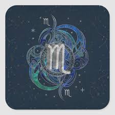 Scorpio Zodiac Sign Water Element Square Sticker Zazzle Com Zodiac Signs Pictures Scorpio Zodiac Zodiac Signs