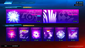 Item Shop Daily Items (2023-11-06) : R/Rocketleague