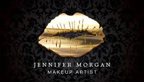 Black And Gold Makeup Logo Eye Catching 3d Black Gold Lips Makeup Artist Business Card Zazzle Com Au Makeup Artist Business Cards Makeup Artist Business Cards Design Makeup Business Cards