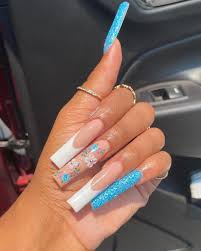 Maybe you would like to learn more about one of these? View 18 Bling Nails Summer Gangster Instagram Baddie Nails Maria Cuquitas