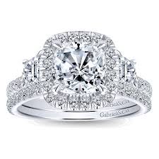 Enter our white gold engagement rings collection and select your perfect ring from our wide variety of rings, round cut, princess cut, cushion cut and more! 14k White Gold 3 Stone Diamond Cushion Cut Halo 14k White Gold Engagement Ring Er9189w44jj All Engagement Rings Engagement