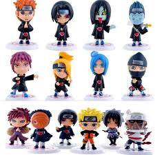 Cute Naruto Action Figure Sasuke Kakashi Cartoon Ninja Group Pvc Model Anime Collection Figure Anime Store Anime Figures Anime Chibi