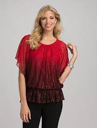 Ombre Shimmer Blouse Fashion Dresses Fashion Style
