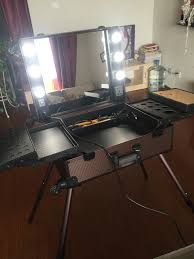 Makeup Case Professional Makeup Lighting Mirrors Led Lighted Cosmetic Box With Legs Case Professional Makeup Case Professionalmakeup Case Aliexpress