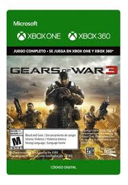 Compara precios para todos los codigos juegos xbox one. Gears Of War 3 Codigo Juego Gratis Codigo Xbox One Mercado Libre