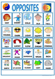 Opposites Elementary Worksheets Free Printable Worksheets English Worksheets For Kindergarten