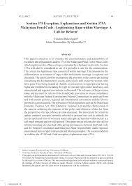 Any man who during the subsistence of a valid marriage causes hurt or fear of death or hurt to his wife or any other person in. Https Ejournal Um Edu My Index Php Jmcl Article Download 14262 8760 28063