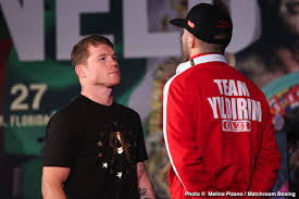 Avni yildirim by rtd, 3:00 of round 3 for alvarez's wbc/wba super middleweight titles. Canelo Alvarez Vs Avni Yildirim Final Press Conference Quotes Boxing News 24