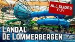 Subtropical Waterpark! Landal De Lommerbergen | All Slides - YouTube