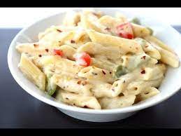 Indian Style White Sauce Pasta White Sauce Pasta White Sauce Recipes Pasta Recipes Vegetarian Indian