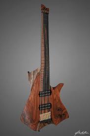 Black And White Ebony Fretboard Pin On Bass Guitar