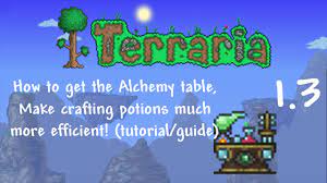 A comprehensive guide on alchemy, exploring the crafting of potions, the materials used to craft them, and the explanation of their effects. Terraria 1 3 How To Get The Alchemy Table Makes Crafting Potions More Efficient Youtube