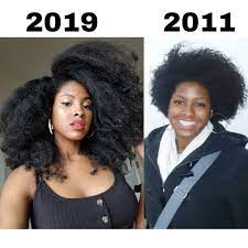 Naturalhairmag Posted To Instagram Here Is A Throwbackthursday With Creeative91 Showing 2011 Vs 2 Natural Hair Styles Natural Hair Growth Black Hair Growth