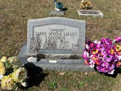 Carrie Ophelia Larance Goodwin (1919-2003): homenaje de Find a Grave